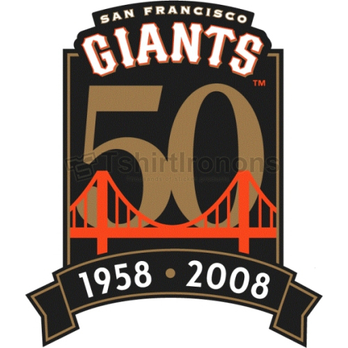 San Francisco Giants T-shirts Iron On Transfers N1888 - Click Image to Close